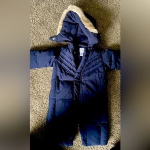 Gap baby snow suit. 0-3. Months